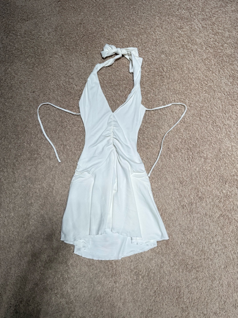 NWT princess polly white halter top dress